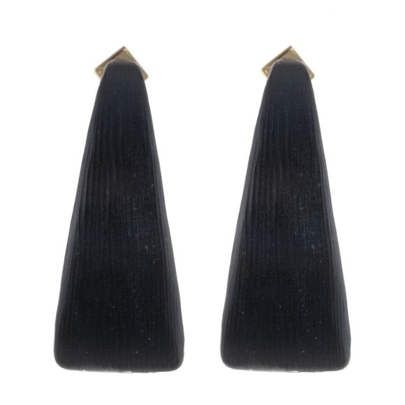 Alexis Bittar Wide Graduated Medium Hoop Earrings - Picture 3 of 16